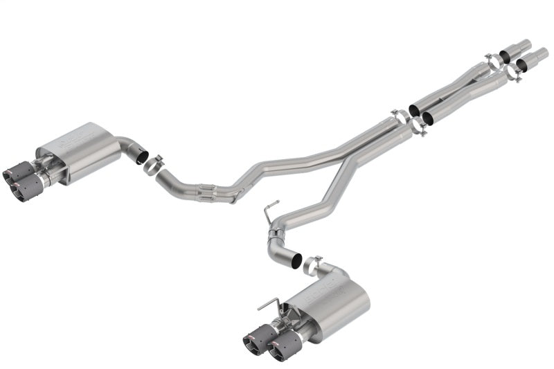 Borla 3in Atak Catback Exhaust w/ Valves | Ford Mustang GT (18) (140743CF)