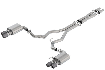 Borla 3in Atak Catback Exhaust w/ Valves | Ford Mustang GT (18) (140743CF)