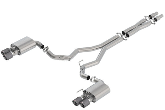 Borla 3in Atak Catback Exhaust w/ Valves | Ford Mustang GT (18) (140743CF)