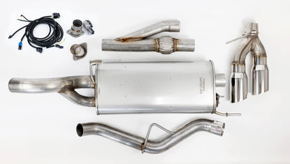 Roush 15-20 F-150 2.7/3.3/3.5/5.0L Active Cat-Back Exhaust | Ford F-150 (422104)