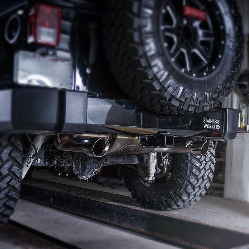 Stainless Works Axleback Exhaust | Jeep Wrangler (07-17) (JPJKAB)