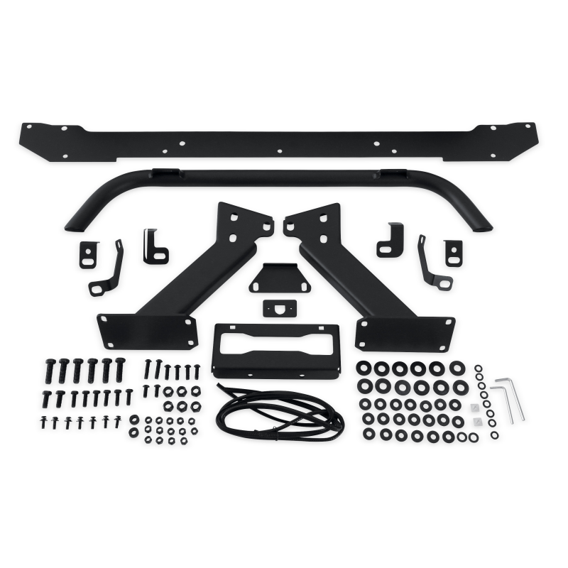 Body Armor 4x4 SU-19339 HiLine Front Winch Bumper for 2018-2024 Subaru Crosstrek