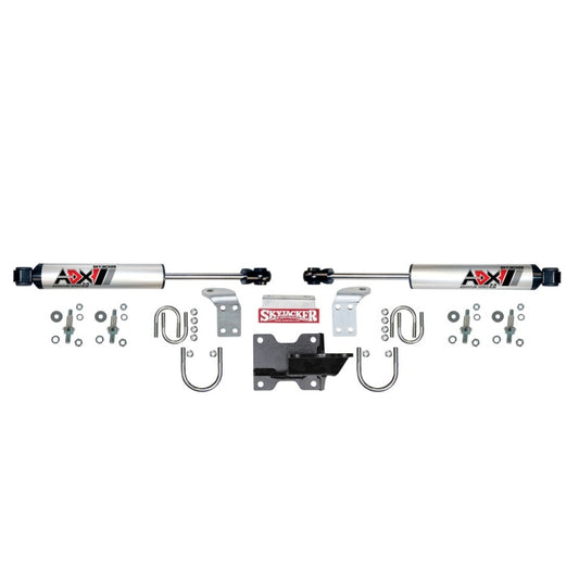 Skyjacker 07-18 jeep Wrangler JK ADX 2.0 Dual Stabilizer Kit w/ CNC Machined Polished Alum.