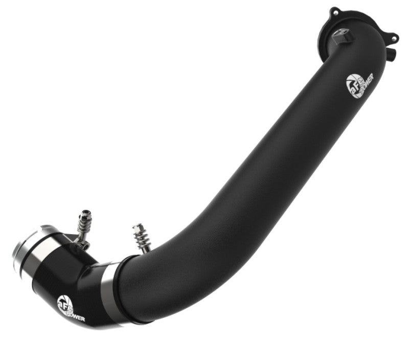 aFe BladeRunner 2-3/4in Black Aluminum Charge Pipe | Toyota Supra GR 2.0L (21) (46-20488-B)