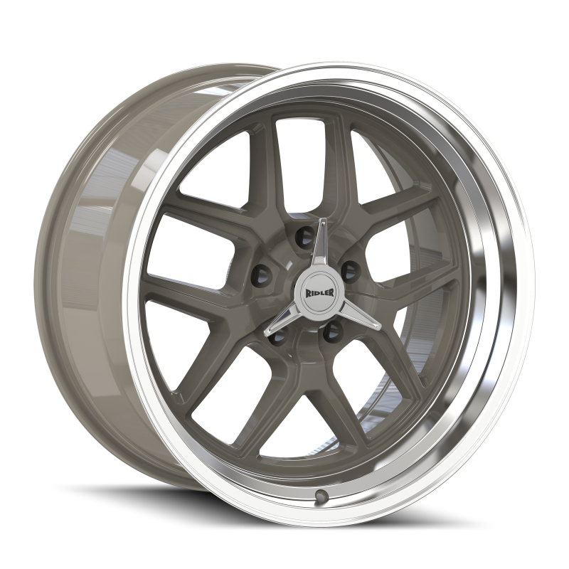 Ridler Wheels 610 Gloss Grey Polished | 20x10" +0mm | 5x120.65mm Wheel