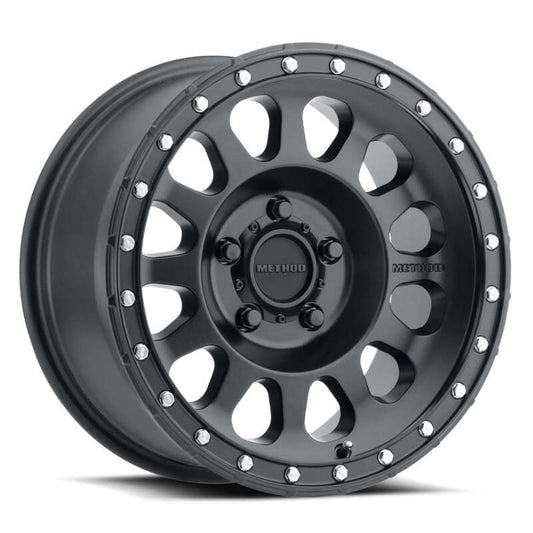 (set of 4) Method MR315 Matte Black | 20x9" +18mm | 8x180mm Wheel