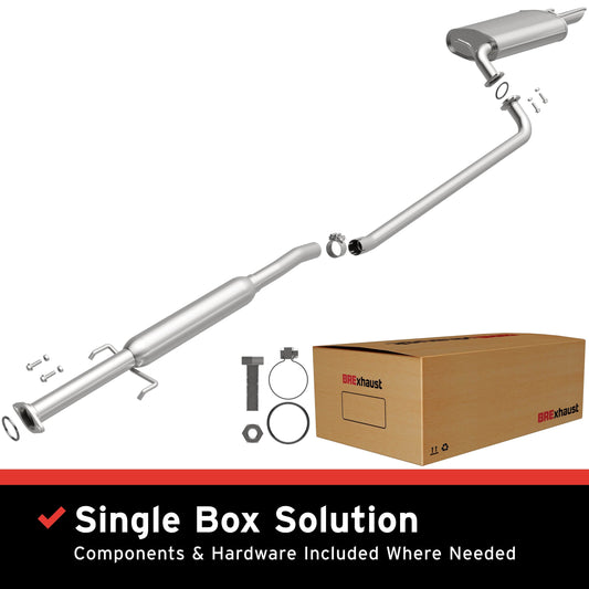 BRExhaust Stainless Steel Direct-Fit Replacement Exhaust System 116-0274