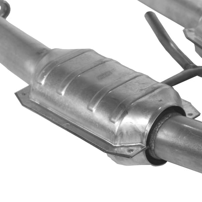 BBK 2.5in Short Mid H Pipe w/ Catalytic Converters | Mustang 79-93 5.0 (1509)