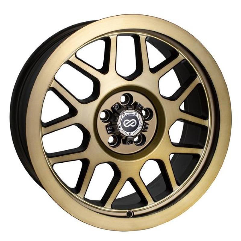 Enkei Matrix Brushed Gold | 17x9" +10mm | 5x127mm Wheel
