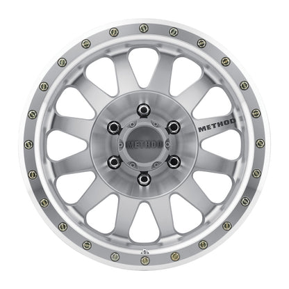 (set of 4) Method MR304 Double Standard Machined | 17x8.5" +0mm | 6x135mm Wheel