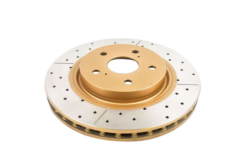 DBA Front Drilled & Slotted Street Series XGold Brake Rotor | Lexus ES350 (20) (DBA2744X)