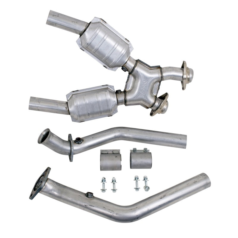 BBK 2-1/2in X Pipe w/ Catalytic Converters | Ford Mustang 94-04 (1670)