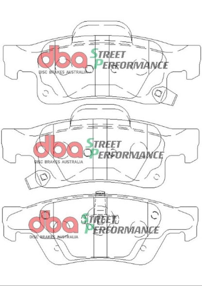 DBA Rear Street Performance Brake Pads | Chevrolet Camaro (10-15) (DB2217SP)