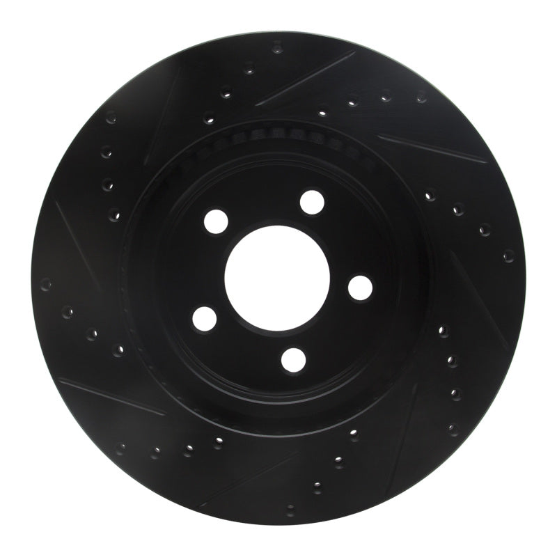 DFC D&S Black Brake Rotor (FRONT): Chrysler 300 (05-23)