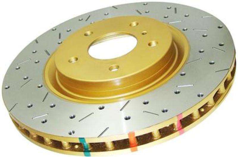 DBA Rear 4000 Series Drilled & Slotted Brake Rotor | Mercedes-Benz CLK55 AMG (01-04) (DBA42697XS)