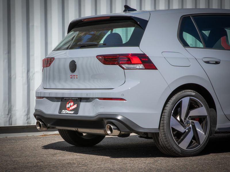 aFe 3 to 2-1/2 IN Stainless Steel Cat-Back Exhaust w/Polished Tip | Volkswagen GTI (22-24) (49-36454-P)