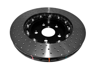 DBA 5000 Series Cross D&S Front Rotor | Jeep GC SRT8 (06-10) (DBA52532BLKXD)