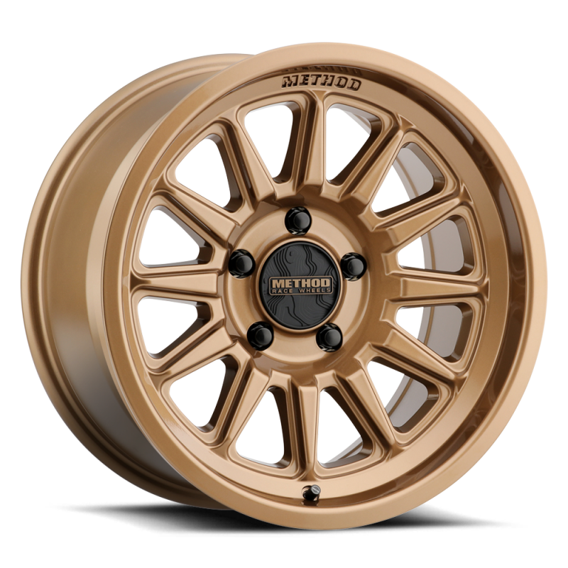 (set of 4) Method MR323 Gloss Bronze | 18x9" +12mm | 6x5.5in Wheel