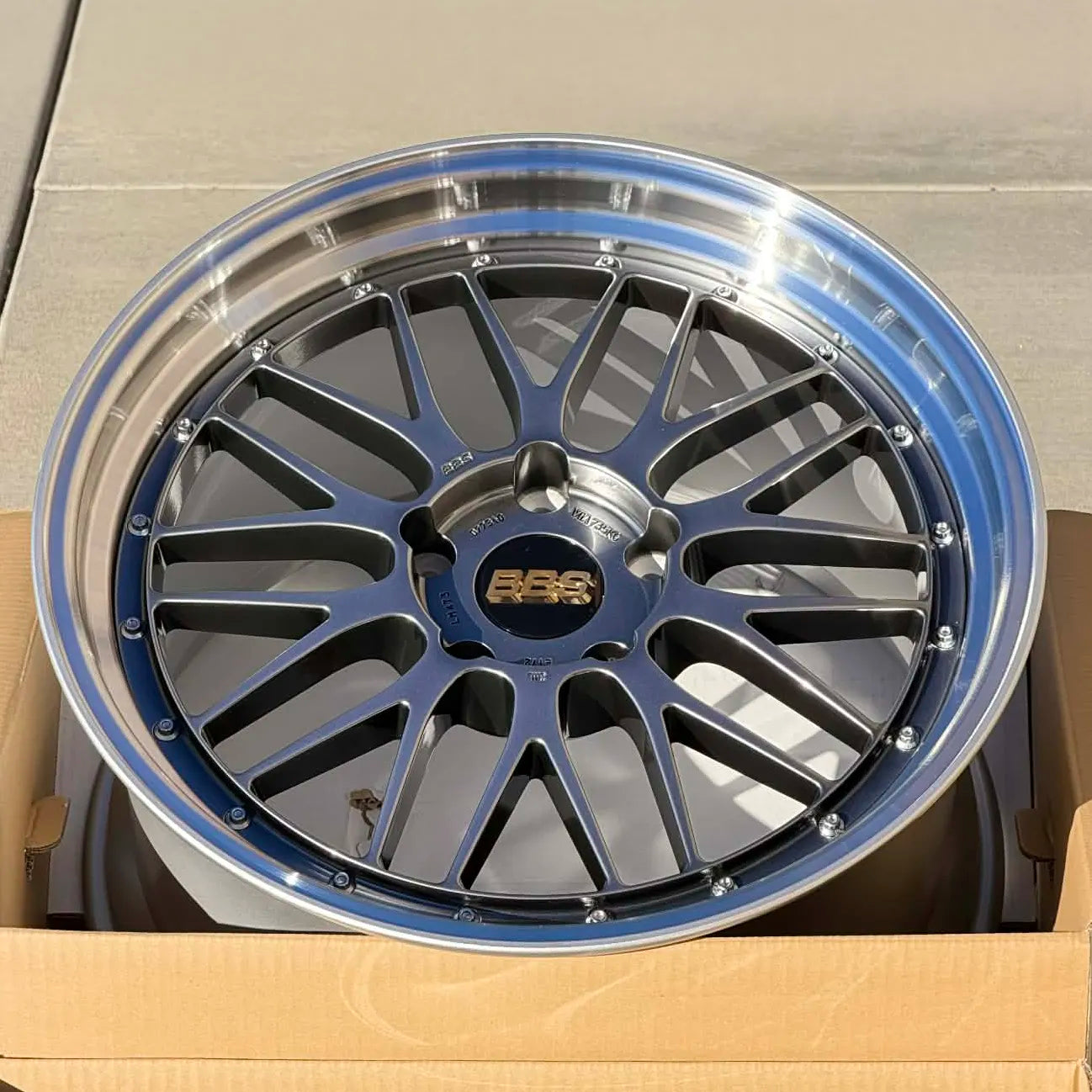 BBS LM 20x9 +42, 20x12 +72 5x130 Diamond Black (SET)