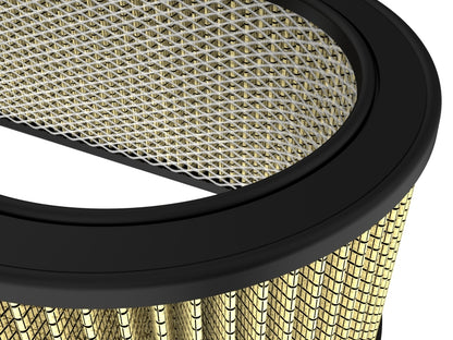 aFe MagnumFLOW Air Filters Round Racing PG7 A/F PG7 Oval Filter (18.13 x 7.25 x 6.0 w/EM)