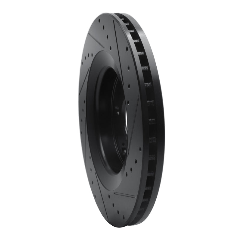 DFC D&S Brake Rotor (FRONT LEFT): Jeep Grand Cherokee (06-10) - Black