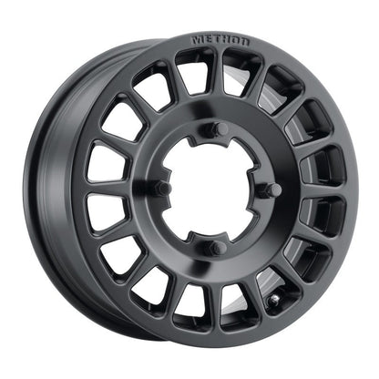 (set of 4) Method MR407 UTV Bead Grip Matte Black | 15x6" +51mm | 4x136mm Wheel