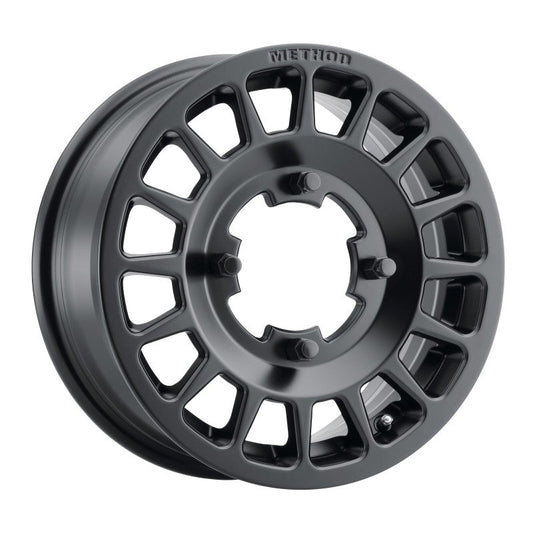 (set of 4) Method MR407 UTV Bead Grip Matte Black | 15x6" +51mm | 5x4.5in Wheel