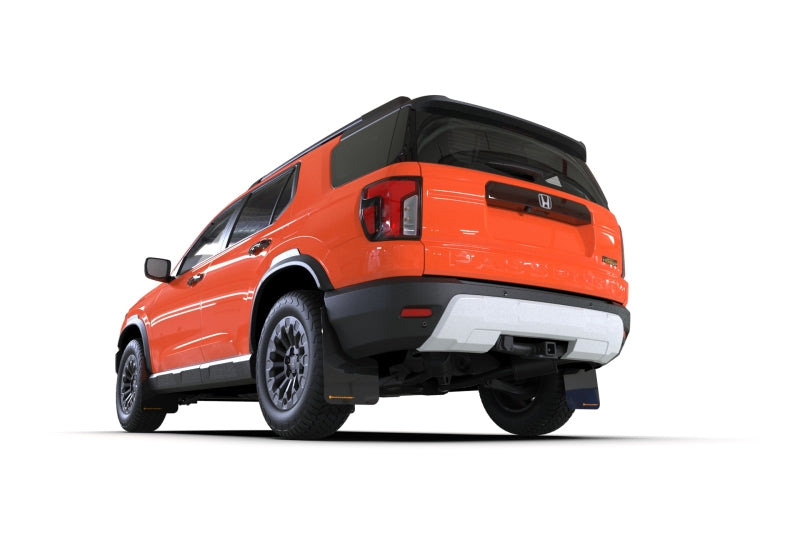 Rally Armor 2026 Honda Passport Black UR Mudflap - Metallic Black Logo