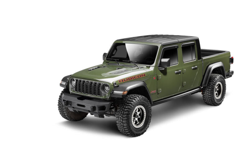 Go Rhino 18-26 Jeep Wrangler JL/JLU (Excl. LED Fog Lights) Trailline Front Stubby Bumper - Tex. Blk