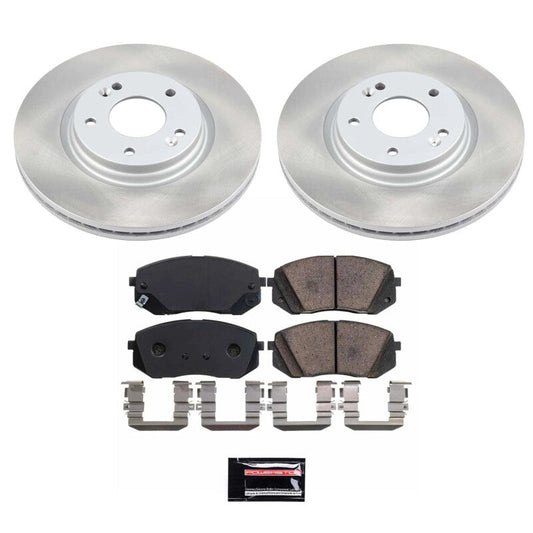 PowerStop 16-20 Kia Optima Front Semi-Coated Rotor Kit (SC7353)