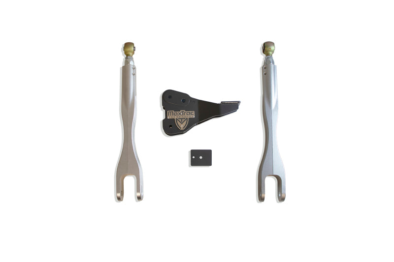 MaxTrac 17-19 Ford F-250/350 4WD Dually 4in & 6in Lift Kit - Front Driver 4-Link Arms/Brackets