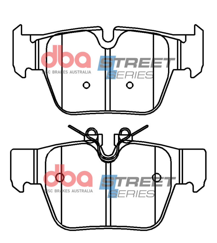 DBA Street Series Rear Brake Pads | BMW 1-Series/2-Series (20+) (DB15128SS)