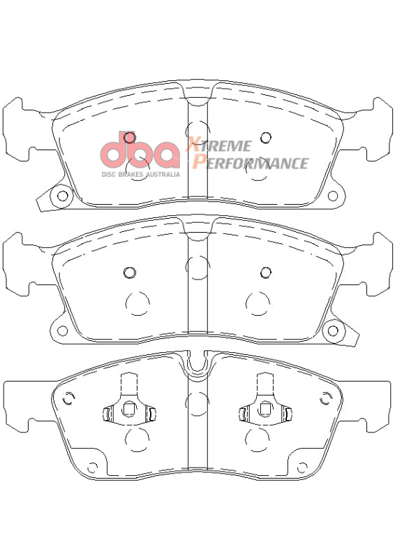 DBA Front Xtreme Performance Brake Pads | Dodge Durango / Jeep Grand Cherokee (11-12) (DB2216XP)