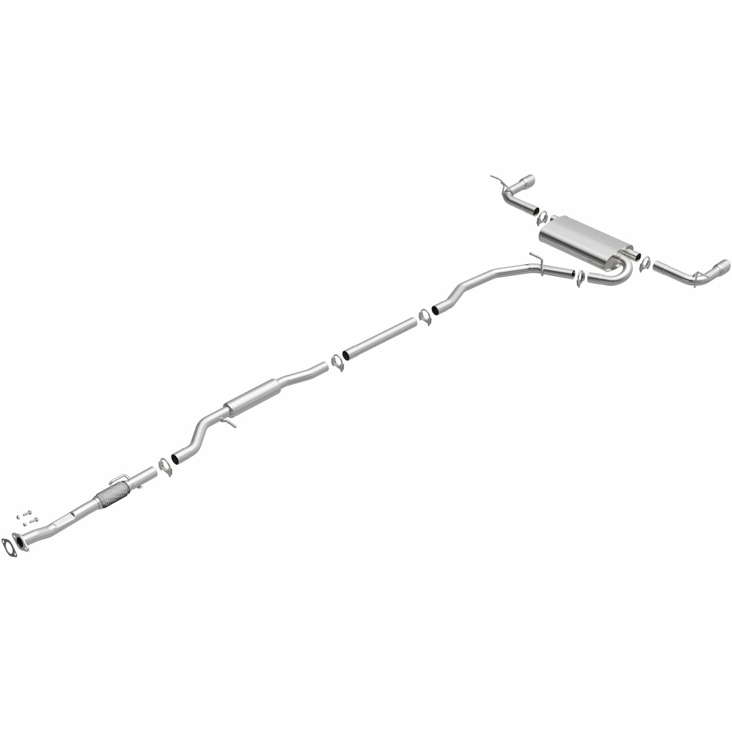 BRExhaust Direct-Fit Replacement Exhaust System 106-0489