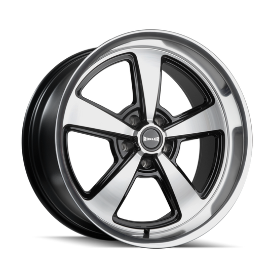 Ridler Wheels 652 Gls Blk w/ Diamond Cut | 20x10" +0mm | 5x127mm Wheel