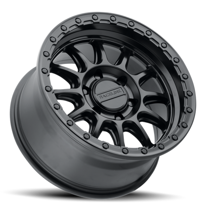 (set of 4) Raceline 960B Alpha Satin Black | 20x9" +18mm | 6x135mm Wheel