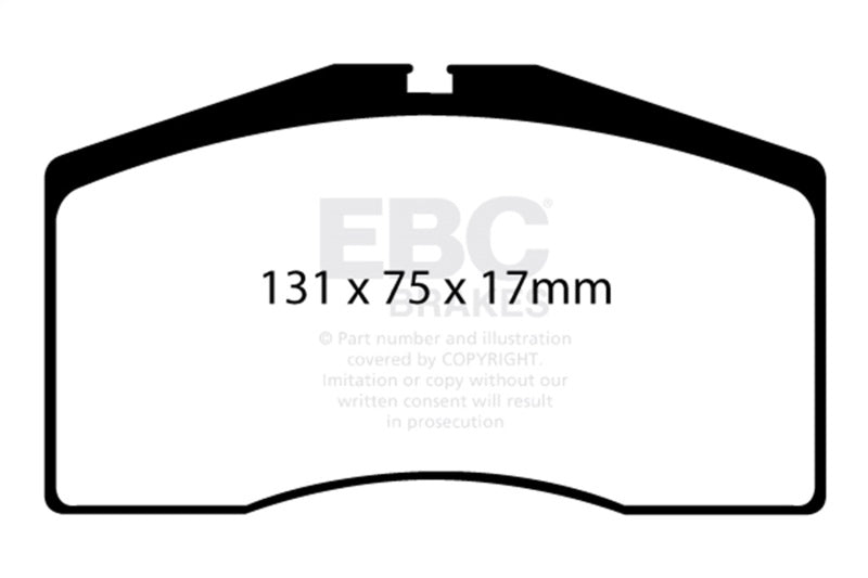 EBC Brakes DP3997C Redstuff Ceramic Low Dust Brake Pads for 93-97 911 928