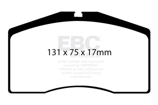 EBC Brakes DP3997C Redstuff Ceramic Low Dust Brake Pads for 93-97 911 928