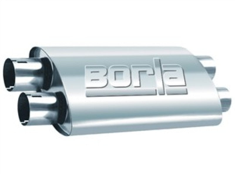 Borla ProXS Dual 2.5in In/Out Oval Muffler | Universal (400493)