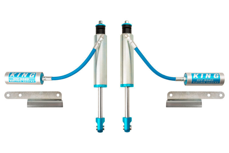 King Shocks 2.5 Performance w/ Remote Reservoir Non-Adjustable Shocks Set - 1998-2012 Toyota Land Cruiser 100 4WD