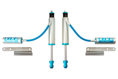 King Shocks 2.5 Performance w/ Remote Reservoir Non-Adjustable Shocks Set - 1998-2012 Toyota Land Cruiser 100 4WD