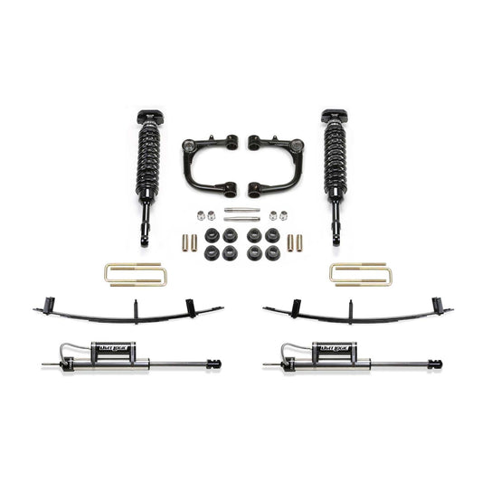 Fabtech 3" Upper Control Arm System w/ Dual 2.5" Coilovers & Rear Dual Reservoir Shocks & Rear Leaf Pack | Toyota Tacoma 2WD/4WD 6 Lug (05-14) (K7064DL)