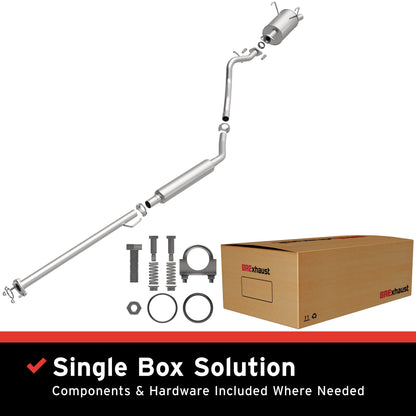 BRExhaust 1997-2001 Honda CR-V 2.0L Direct-Fit Replacement Exhaust System