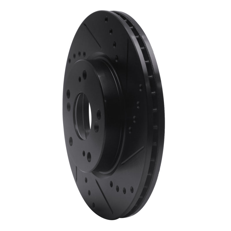 R1 ILX 03-17 Drilled & Slotted Black Rotor | Honda Accord/ILX (03-20) (ECB-59034R)
