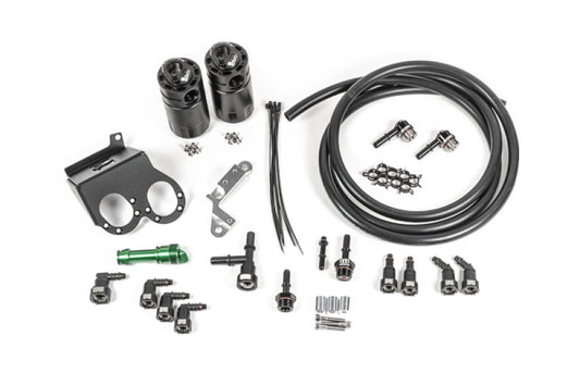 Radium Engineering 15-19 Corvette Z06 Dual Catch Can Kit Fluid Lock