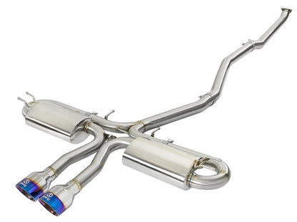 aFe Takeda 3in to 2.5in SS Cat-Back Exhaust Honda Civic Si (17-21) (49-36621-L)