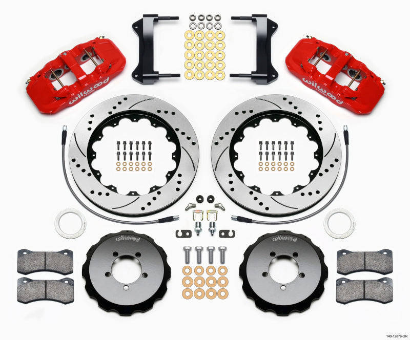 Wilwood AERO6 Front Hat Kit | Subaru WRX (140-12876-DR)