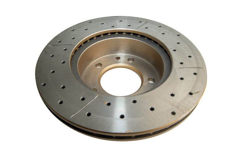 DBA Street Series Drilled & Slotted Front Rotor | Mazda RX-7 (86-92) 5 Lug (DBA636X)