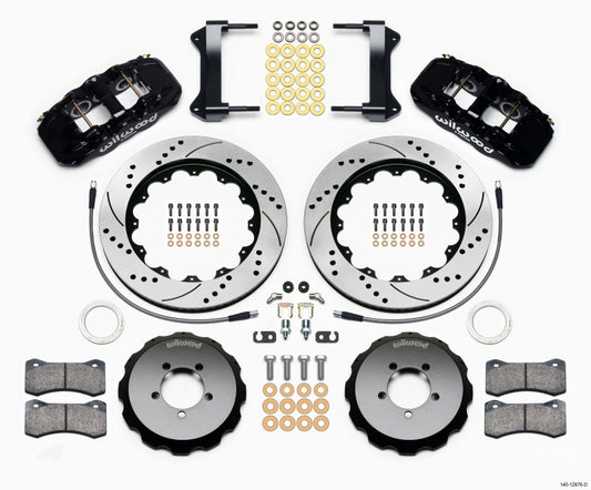 Wilwood 14.00" Drilled Front Hat Kit | Subaru WRX (99-12) (140-12876-D)