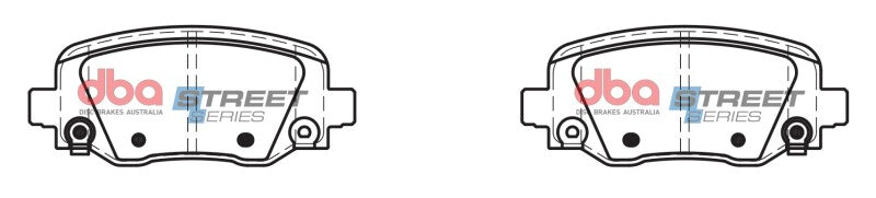 DBA Rear Street Series Brake Pads | Jeep Cherokee (21) (DB2338SS)
